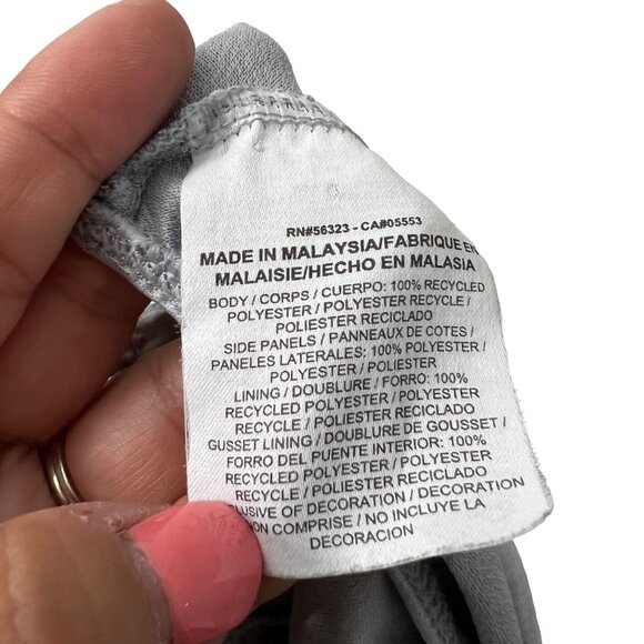 Nike Dri Fit Womens Gray Pixelated Athletic Running Shorts Size XLarge - Picture 3 of 5